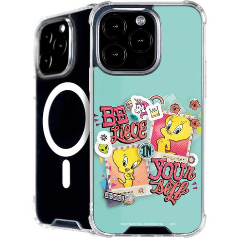 Looney Tunes Tweety Bird Believe In Yourself iPhone 16 Pro MagSafe Case